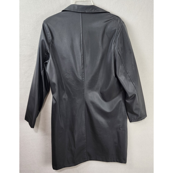 Queen Paris Women's Black Double Breasted Outerware - Nylon/Acrylic - Size 2 - Picture 2 of 10